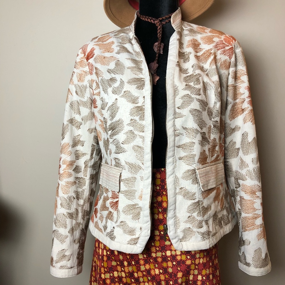 Coldwater Creek Fall Linen Jacket 16